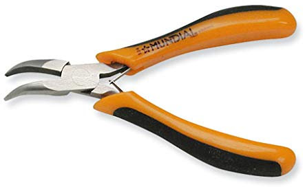 PINZA PER ELETTRONICA BECCHI MEZZOTONDI PIEGATI