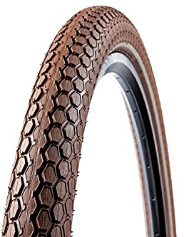 Continental 0101524 Reifen Ride Cruiser Draht , 1 Stück - Braun (Brown Reflex) 700X50 (50-622)