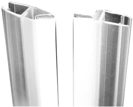 Dianhydro Guarnizione Chiusura Magnetica Porta Cabina Doccia Essential Grigio Metallo 190 cm