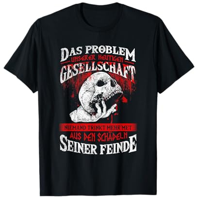 Schädel der Feinde - Nordische Mythologie & Wikinger T-Shirt T-Shirt