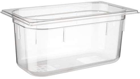 METRO Professional GN Container | Polycarbonat | 150 mm Höhe | Größe 1/3 | Gastronorm Behälter | transparent | spülmaschinenfest | mikrowellenfest | -40° bis 100°C