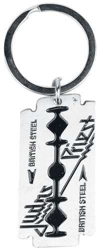 Judas Priest British Steel Indifférent Porte-clefs noir/argent Alliage Zinc