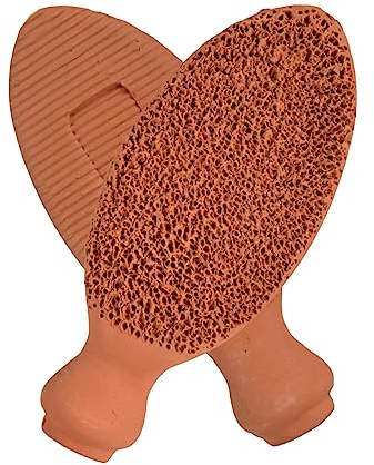 Limpiador de pies hecho a mano para talones duros y secos agrietados – 3 en 1 multifunción natural para pies de piel muerta – Piedra pómez para exfoliación de la piel