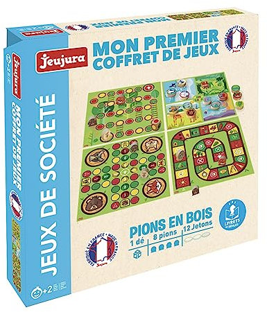 Jeujura Mon Premier Coffret de Jeux, Multicouleur