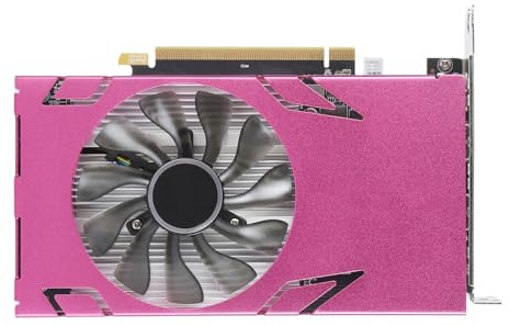 Sxhlseller Tarjeta Gráfica RX580 8G, Tarjeta Gráfica para Juegos 8G 256bit GDDR5 con PCIE 3.0, Tecnología Liquid VR, Sistema de Refrigeración, HDMI, Potente Rendimiento para PC