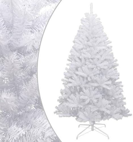 Künstlicher aufklappbarer Weihnachtsbaum mit beflocktem Schnee, 240 cm