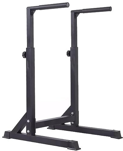 Dip-Station, verstellbarer Dip-Ständer, robuste Dip-Stange, 660 Pfund Tragkraft, Barren für Heimtraining, Gymnastik, Liegestütze, Calisthenics, Krafttraining