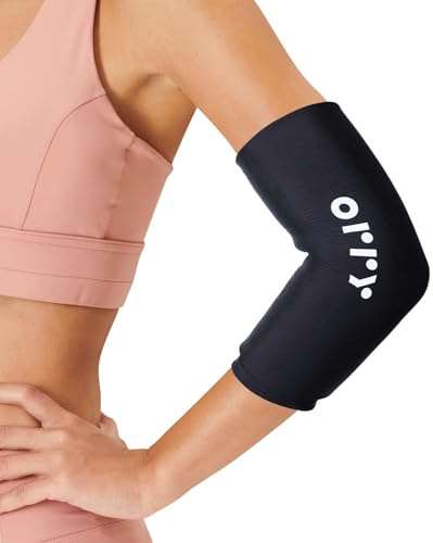 ORRY Pack de Gel Glacé pour le Coude - Manchon de Gel de Compression Réutilisable pour la Thérapie par le Froid/Chaud - Soulage les Douleurs du Coude et des Articulations - Facile à Ajuster