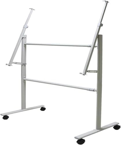 Generisch Mobiler Großer Rollbarer Whiteboard-Ständer, Trocken Abwischbarer Board-Ständer Mit Einstellbarem Winkel, Passend Für Whiteboards Mit Einer Maximalen Von 120 X 240 cm