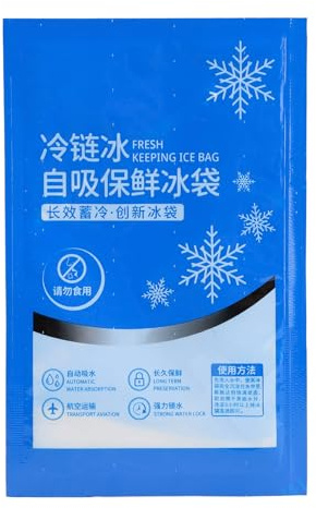 Reusable Vegetable Cold Freezer Pack with Multifunctional Cooling Ideal for Lunch Boxes Camping and Hiking Storing and Transporting Food Keeping Food for 9 Hours (350ml)