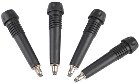 Zenlir 4Pcs Escursionismo Bastone Punta Trekking Bastoni Da Passeggiata Punta di Ricambio Accessori Trekking Arrampicata Rod