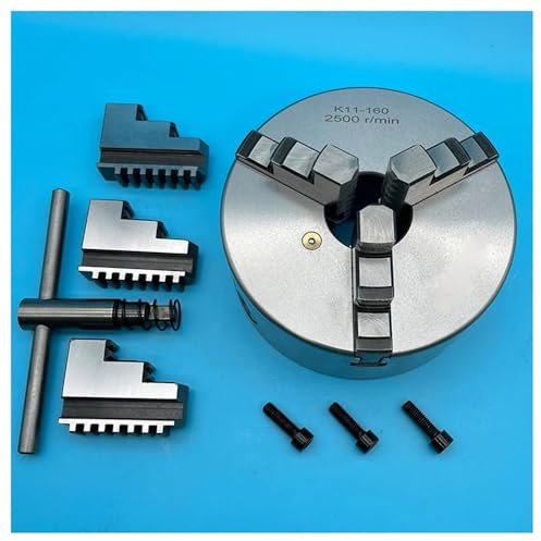 160 mm Drehfutter aus Metall, K11-160, selbstzentrierendes 3-Backen-Drehfutter