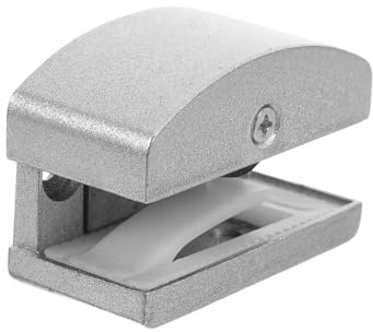 DOITOOL Guida Per Porta Doccia 5 Pezzi Guida Inferiore Per Porta Scorrevole Per Da 5-14 Mm Facile Da Installare Per Il Bagno