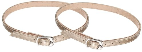 QUARKZMAN 2 Lanières pour Talons Hauts Lacets Chevilles Amovibles, Or