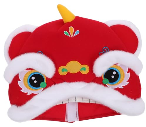 Mipcase Gorro Decorativo de Chino Año Accesorio Fotográfico y Resistente Celebraciones y Fiestas
