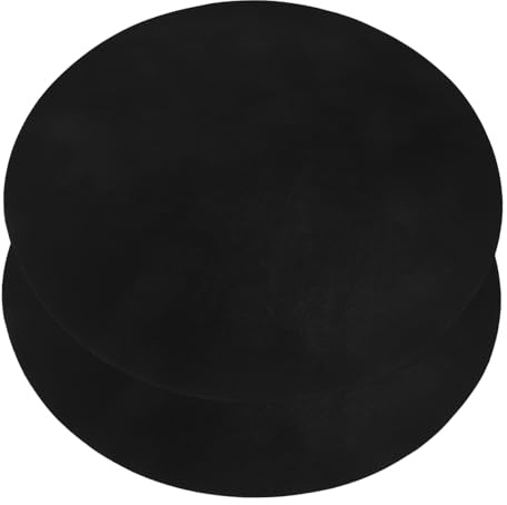 GALPADA 2pcs 40cm Round BBQ Grill Mats Nonstick Reusable Barbecue Pads Heat-Resistant Cooking Accessories for Outdoor Grilling