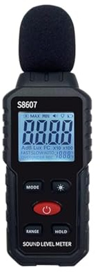 Medidor de nivel de sonido de Digital 30-130dB instrumento de medición DB Mini sonómetro decibelimetro Monitor de decibelios de ruido portátil