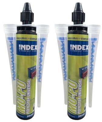 3x Injektionsmörtel 300 ml inklusive 2 Mischer | Montagemörtel | Verbundmörtel | 2K Injektionsmörtel | Schwerlastbefestigung | Montagemörtel | Ankerkleber