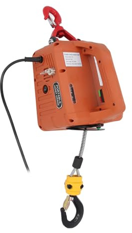 Fockety Verta del Paranco Elettrico, 1500w 1100 Libbre Carico 24,9 Piedi di Verricello Elettrico Portatile, Sollevatore di Garage di Sollevamento Telecomandata Wireless per Garage, (Plug 220v)