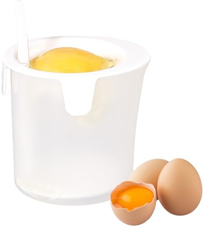 Separatore per uova per tuorlo, divisore per alimenti in silicone, strumento per filtrare le uova, per chef, adulti, casa, cucina, , cucina all'aperto