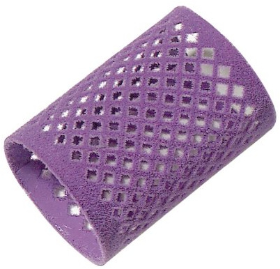 Comair Metallwickler violet 45 mm beflockt lang 12er-Beutel