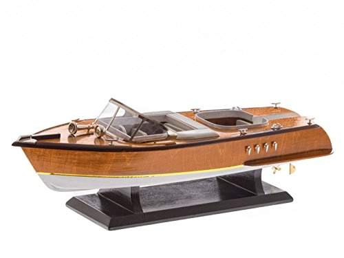 aubaho Modellschiff Sportboot Italien Schiffsmodell Yacht Schiff Boot 50cm kein Bausatz
