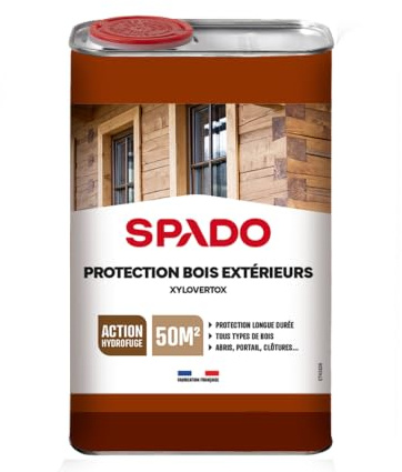 Huile De Protection Bois Usage Extérieur Tous Types De Bois Hydrofuge Xylovertox 5L