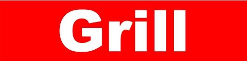 KIWISTAR - Werbeplane - Grill - 300cmx100cm - Plane Banner Gerüstplane