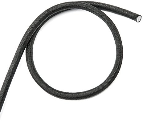 5m Expanderseil 8mm Spannseil Gummiseil Planenseil Gummischnur Seil in schwarz
