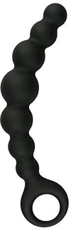 EasyToys Plug Anales avec des Perles Noir 145 g