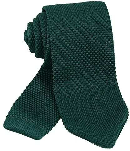 Alizeal Strick Krawatte für Männer, Solide Schlanke Lässige Gestrickte Krawatten