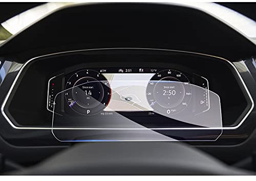 GAFAT Compatible avec VW Tiguαn 2 II MK2 GTE Allspace 2019-2022 2023 10,25 Film de Protection d'Écran de Digital Cockpit, 10,25 Pouces Digital Cockpit Film en Verre Trempé, 9H Anti-Rayures