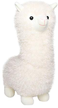 Auluda Spring Country Alpaca Plush Toy, Llama Stuffed Animal Large 45cm Doll Plushie Hug Pillow Soft Fluffy Cushion Super Kawaii Gift for Birthday Girls and Lovers Washable…