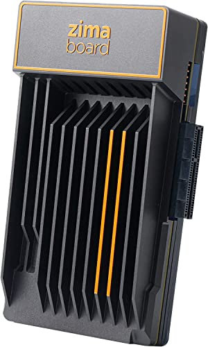 ZimaBoard 832 es una computadora y Router con Almacenamiento en la Nube, Servidor Multimedia 4K y Pasarela gigabit Dual. PCIe x4 y SATA 6.0 GB/s para HDD/SSD con Alto Rendimiento y Capacidad