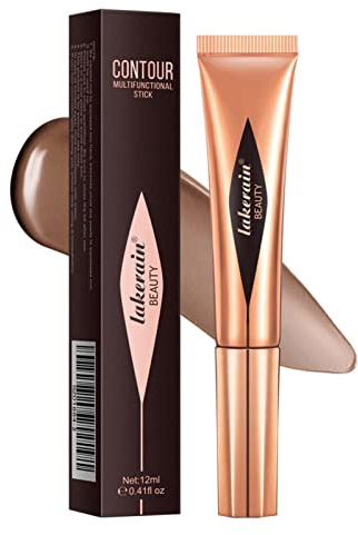New Cream Bronzer Contours Beauty Stick, Liquid Highlighter CoHighlighter Makeup, Natural Super Silky Cream Contours Stick Beauty Light Wand