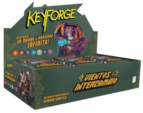 Ghost galaxy | Keyforge Vientos de intercambio | Juego de Cartas | Estrategia de Mazos Únicos para Adultos y Jóvenes | A Partir de 14 Años | Para 2 Jugadores | 45 Minutos por Partida | Español