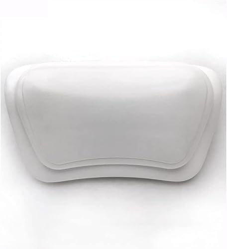 BLuVLy Waterproof Non-Slip Bathtub Pillow for Head and Neck Support - Essential Bathroom Accessory for Hot Water Massage - Luxurious Spa Mat Dimensions: 12.2in x 1in x 3.8in