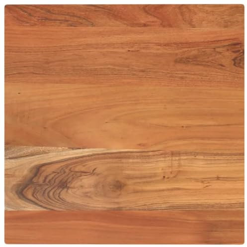vidaXL Tischplatte, Holzplatte Quadratisch, Massivholzplatte für Bartisch Beistelltisch Esstisch, Ersatztischplatte, 40x40x2,5cm Akazienholz