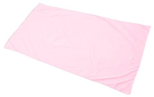 BUGUUYO Mikrofaser Badetuch Mikrofaserhandtuch 70x140cm Schnelltrocknend Leicht Atmungsaktiv Für Spa Strand Schwimmen Camping Hellrosa