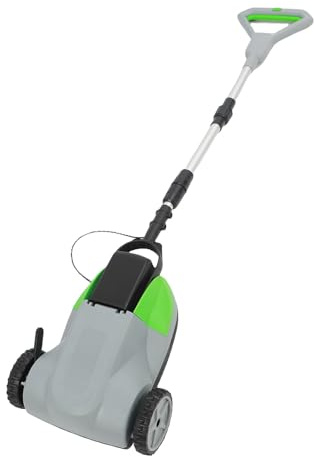6500RPM Brushless Motor Electric Lawn Mower, 21V Battery Operated Grass Trimmer
