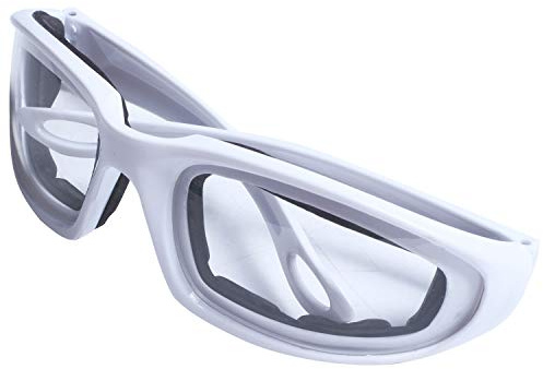 Cpolebev Tears Libero Cipolla Tagliere Occhiali di Protezione degli Occhi Occhiali Protector Gadget da Cucina Strumento Bianca