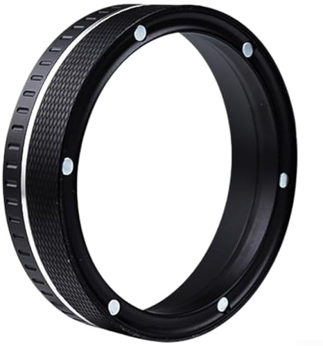 Eawfgtuw Entonnoir de dosage de café magnétique en alliage d'aluminium de style italien avec design en maille, anti-déversement, compatible avec les porte-filtres et cafetières de 51 mm, 54 mm, 58 mm