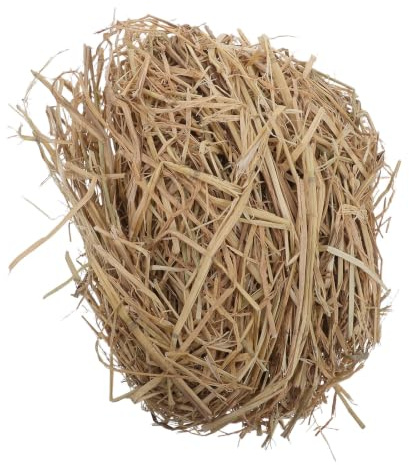 GOOHOCHY Paja de Trigo Natural para Cama de Animales Pequeños, Ligera y Limpia, Adecuado para Refugios de Mascotas y Lecho de Conejos, Paquete de 1kg