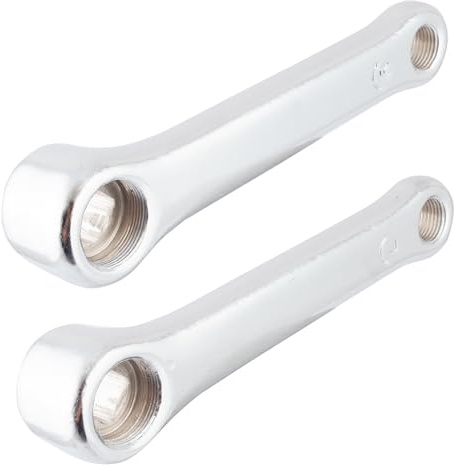 Sunlite Unicycle Cotterless Steel Crank Arm Set, 5, Silver
