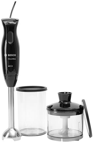 Bosch - Batidora de mano, CleverMixx, 600 W, Negro, antracita, MSM2620B