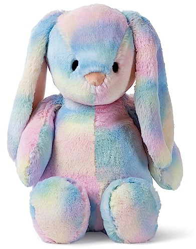 GUND Thistle Rabbit, Easter Bunny Stuffed Animal, Easter Decorations, Plush Toy for Ages 1 and Up, Rainbow, 15
