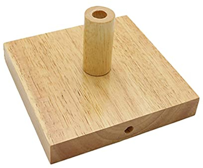 Colcolo Base per lampada da tavolo in legno Parti di ricambio Accs Craft Semplice da usare Durevole Moderno Universale per la festa di, B