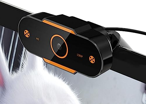 Maodom Videocamera per PC – Telecamera Live Broadcast, Fotocamera USB Senza Driver, Webcam per Laptop con Funzione di Messa a Fuoco Automatica, Ampio Angolo di Visione per Desktop, Laptop, PC