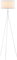Home Sweet Home Lampadaire moderne en métal blanc | 53/53/138cm｜avec source lumineuse LED E27 4W 2700K | Lampadaire rétro avec trépied Avec abat-jour blanc｜pour chambre