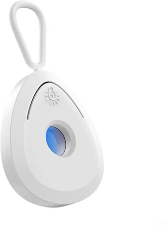 Lente portatile con foro stenopeico per rilevare il gadget e la protezione di sicurezza (bianco)
